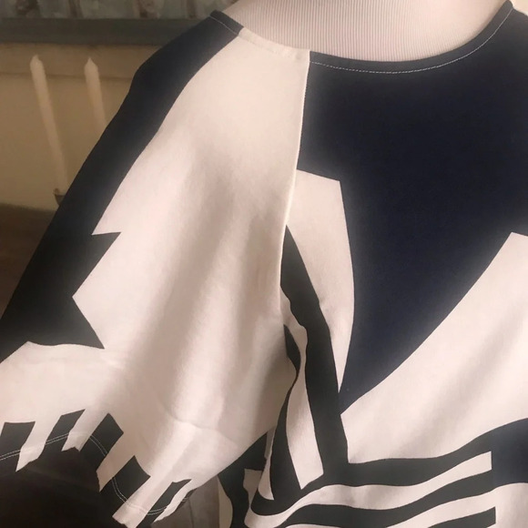 New See By Chloe Stars and Stripes Sweatshirt NWT Designer Casual Women’s 10 - Picture 3 of 8